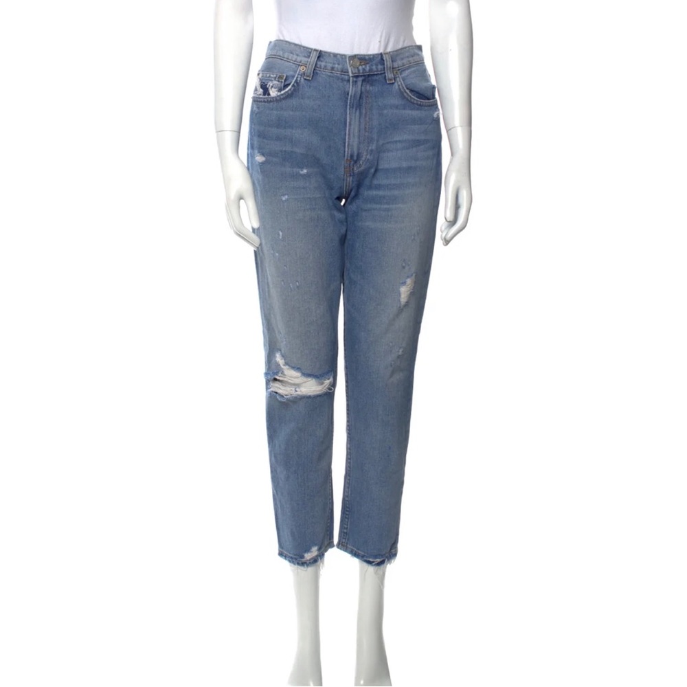 REFORMATION Mid-Rise Straight Leg Jeans